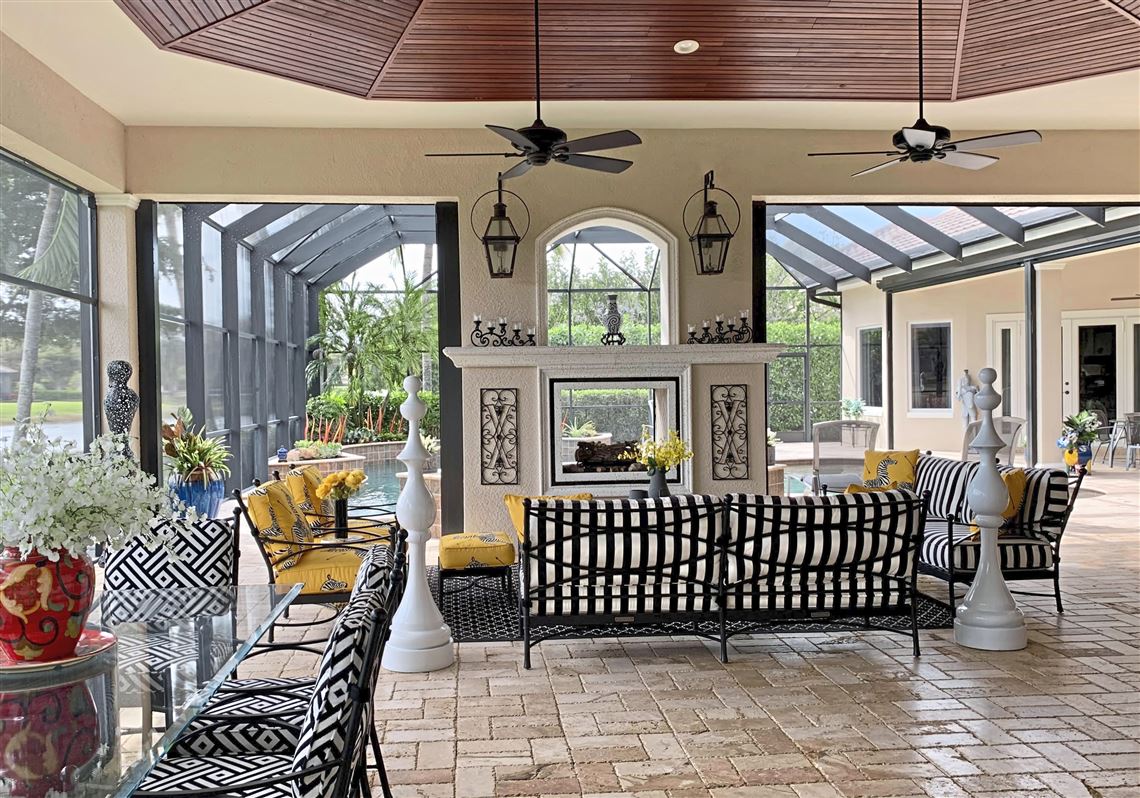 The House Next Door: Former Pittsburghers love their art-filled Florida home  | Pittsburgh Post-Gazette, image size:1140x798