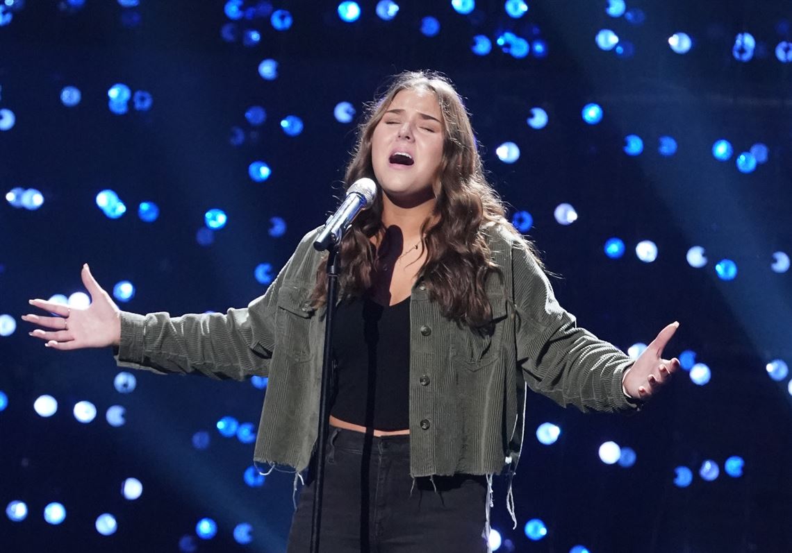 Morgan Roeber Morgan Gruber sings for her grandmother, Fombell and fans on 'American ...