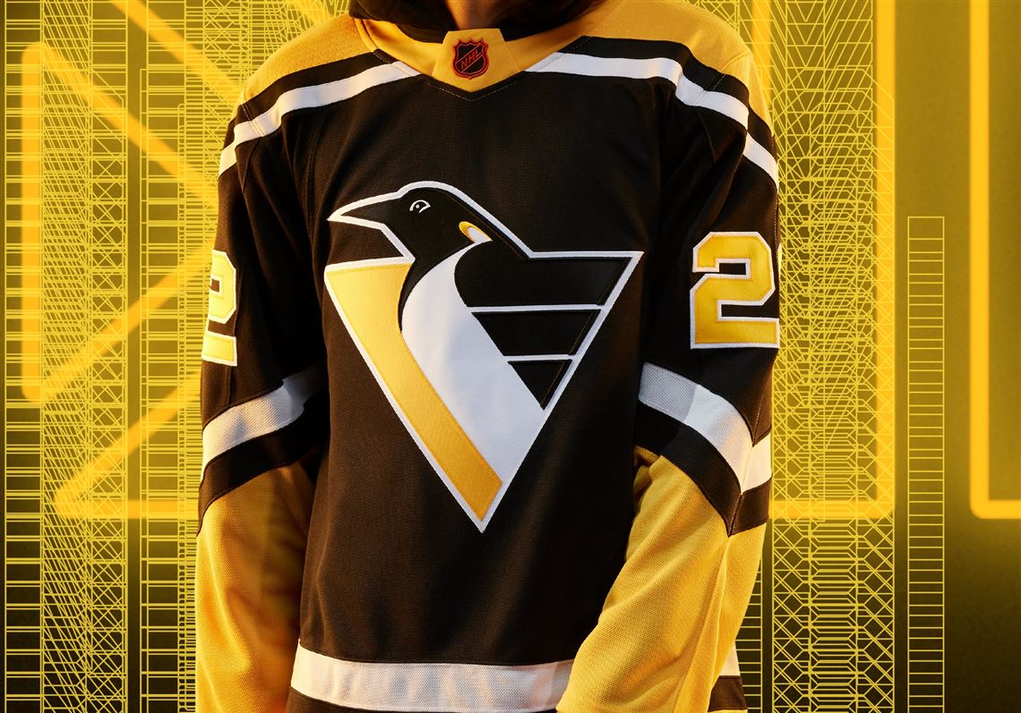 Penguins officially bring back '90's era 'robo' logo on new alternate jersey  | Pittsburgh Post-Gazette, image size:1140x797