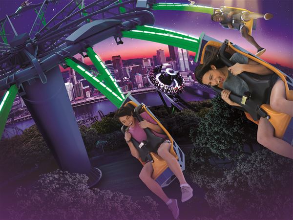 Kennywood's Spinvasion ride promises an alien-themed, swinging