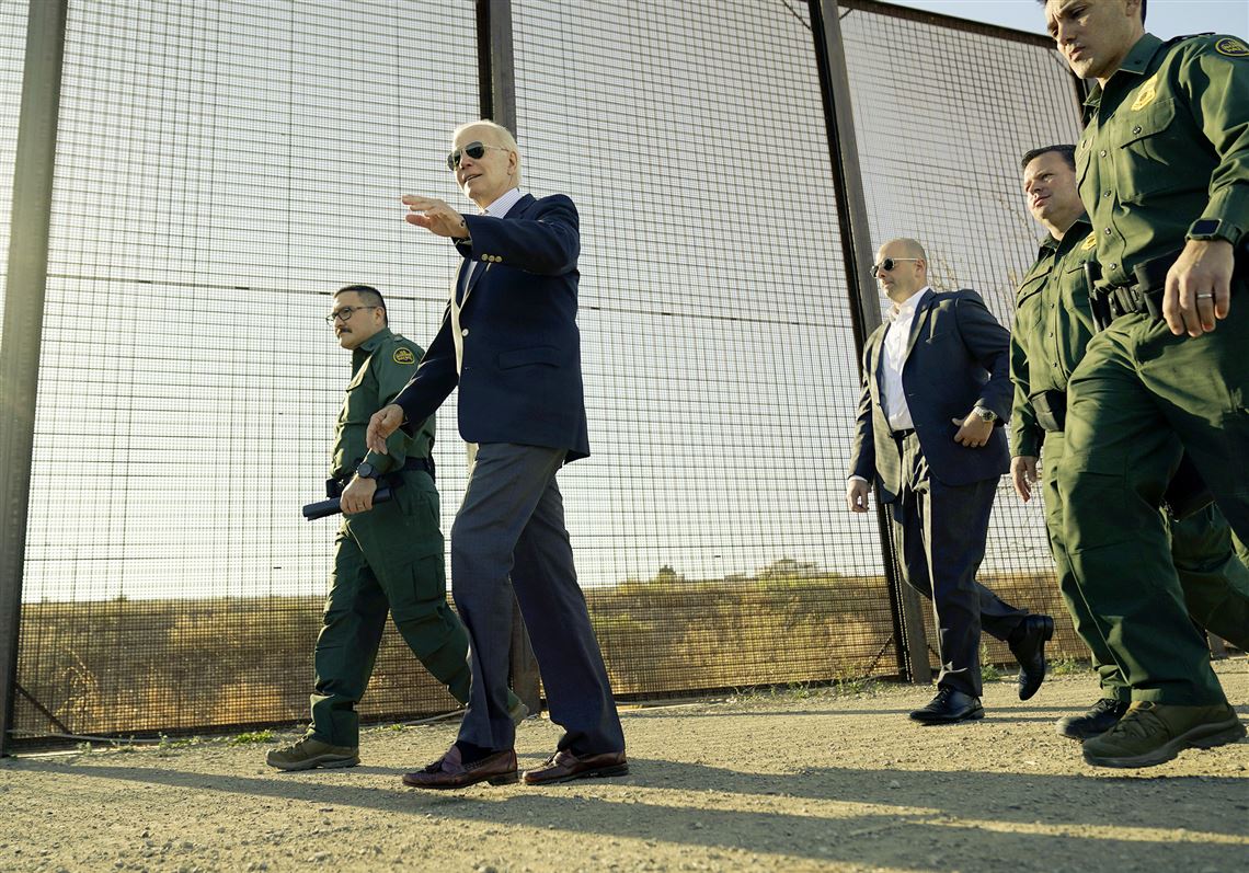 Biden sending 1,500 troops for Mexico border migrant surge | Pittsburgh ...