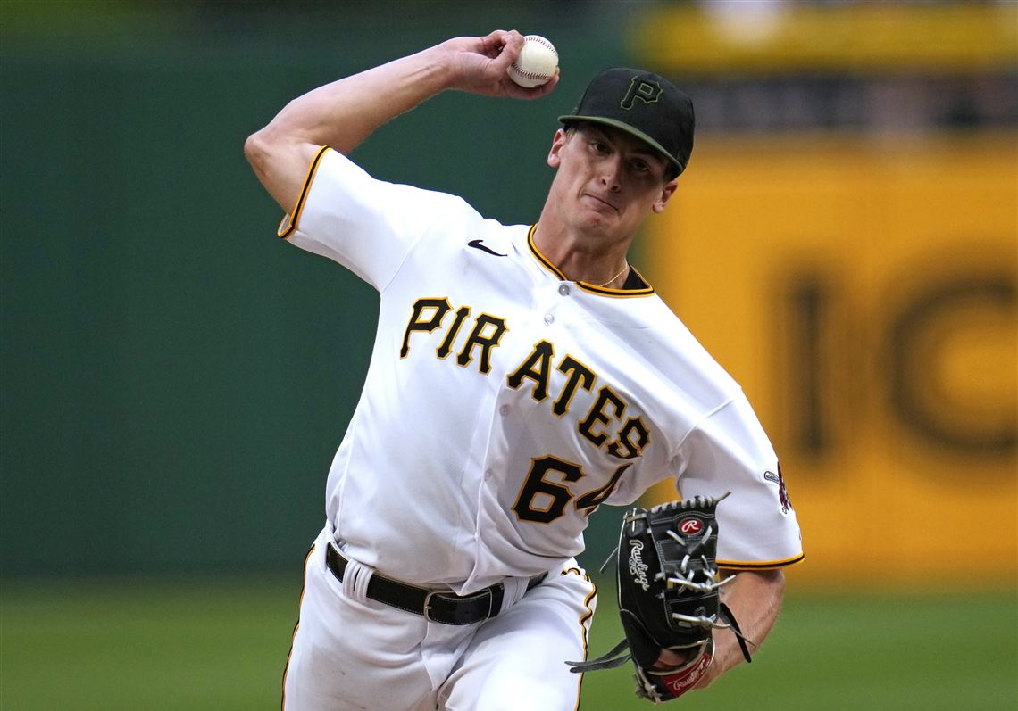 After strong first three innings, Quinn Priester's MLB debut turns sour as  Pirates suffer another loss | Pittsburgh Post-Gazette, image size:1140x797