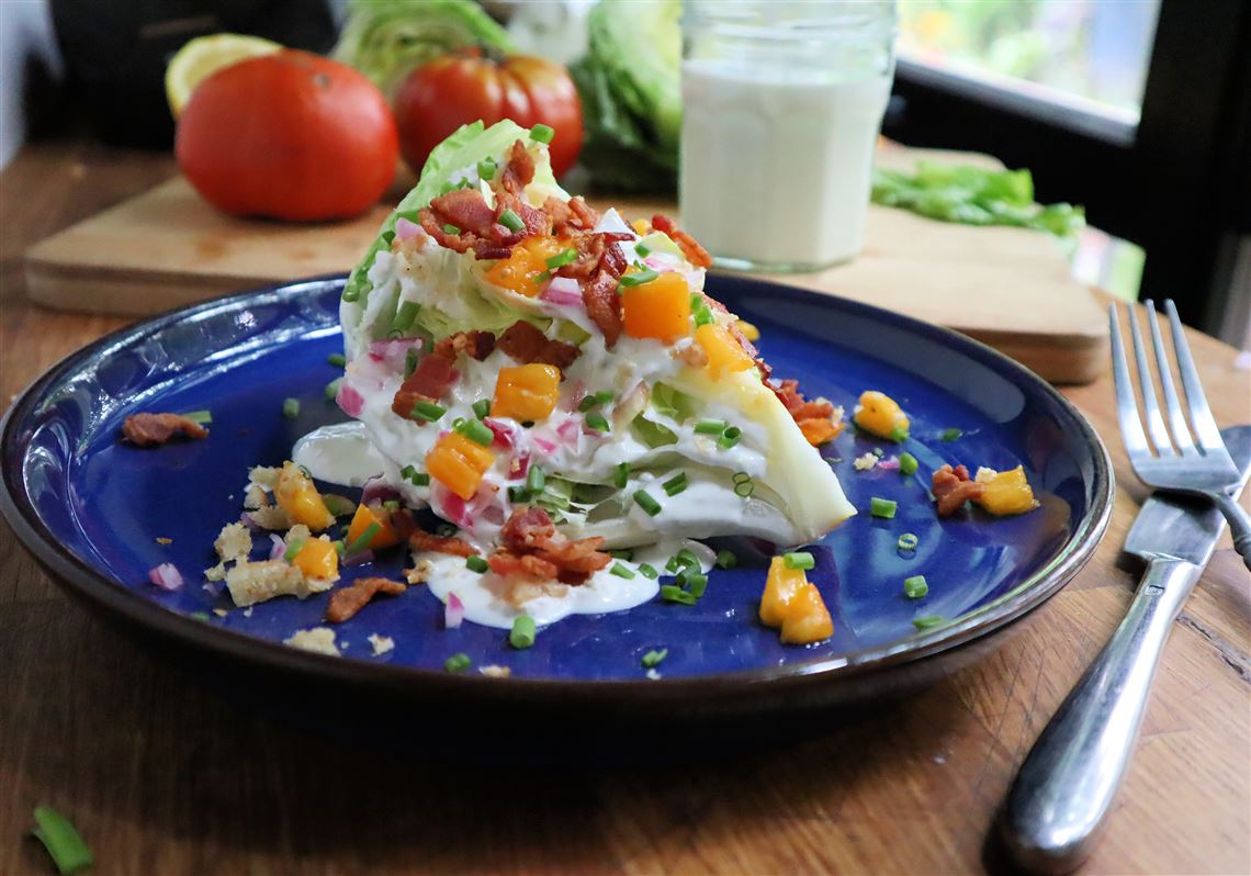 Gretchen's Table: Loaded wedge salad is stacked with texture and flavor
