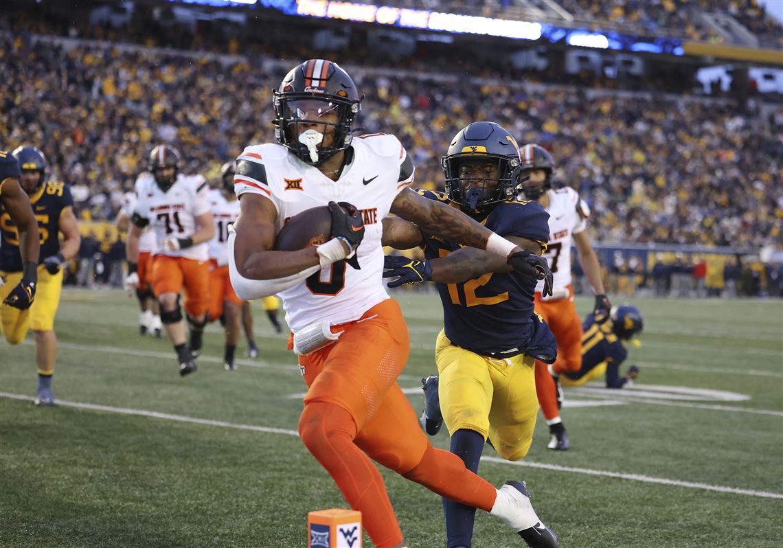 West Virginia falls to Oklahoma State behind Ollie Gordon II's 282 yards, 4  TDs | Pittsburgh Post-Gazette, image size:1140x798
