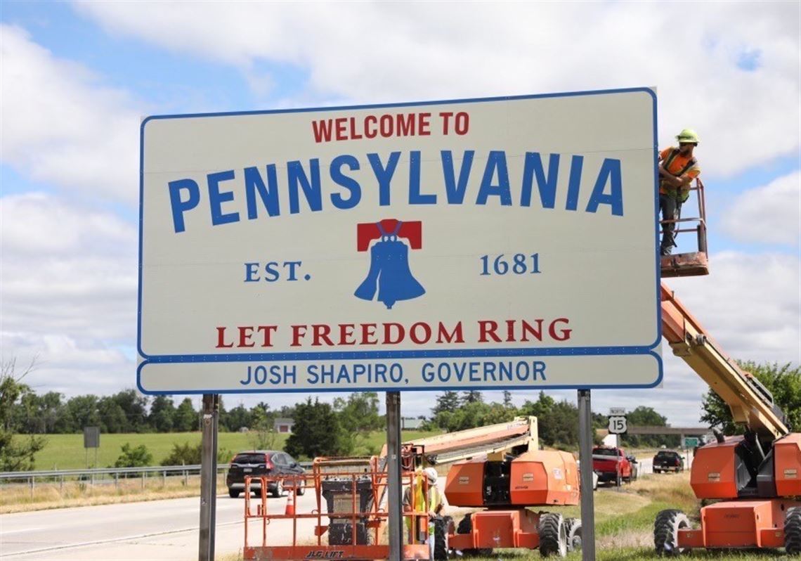 Pa.'s license plates and welcome signs get a new design