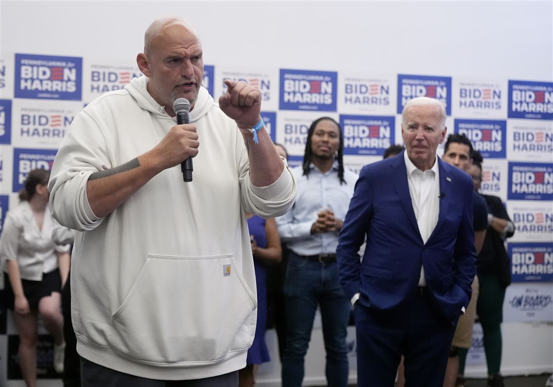 Adesivi Biden Fetterman 2024 'It's A No Brainer' – 10 Pezzi 9x3,5 Pollici