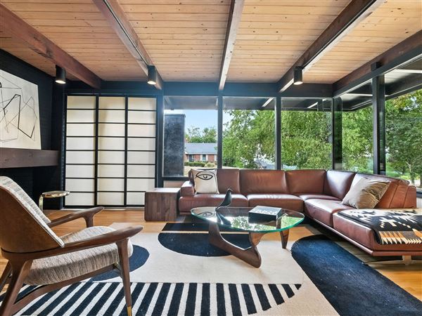 Buying Here: Updated mid-century modern 'time capsule' priced at