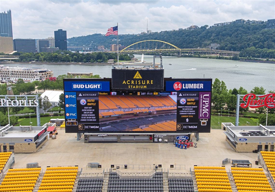 Worker who fell from Acrisure Stadium scoreboard in Pittsburgh ‘doing ...