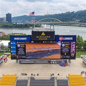 The worker who fell from the scoreboard at Acrisure Stadium on Saturday night suffered severe injuries but has a good long-term prognosis, according to a friend.