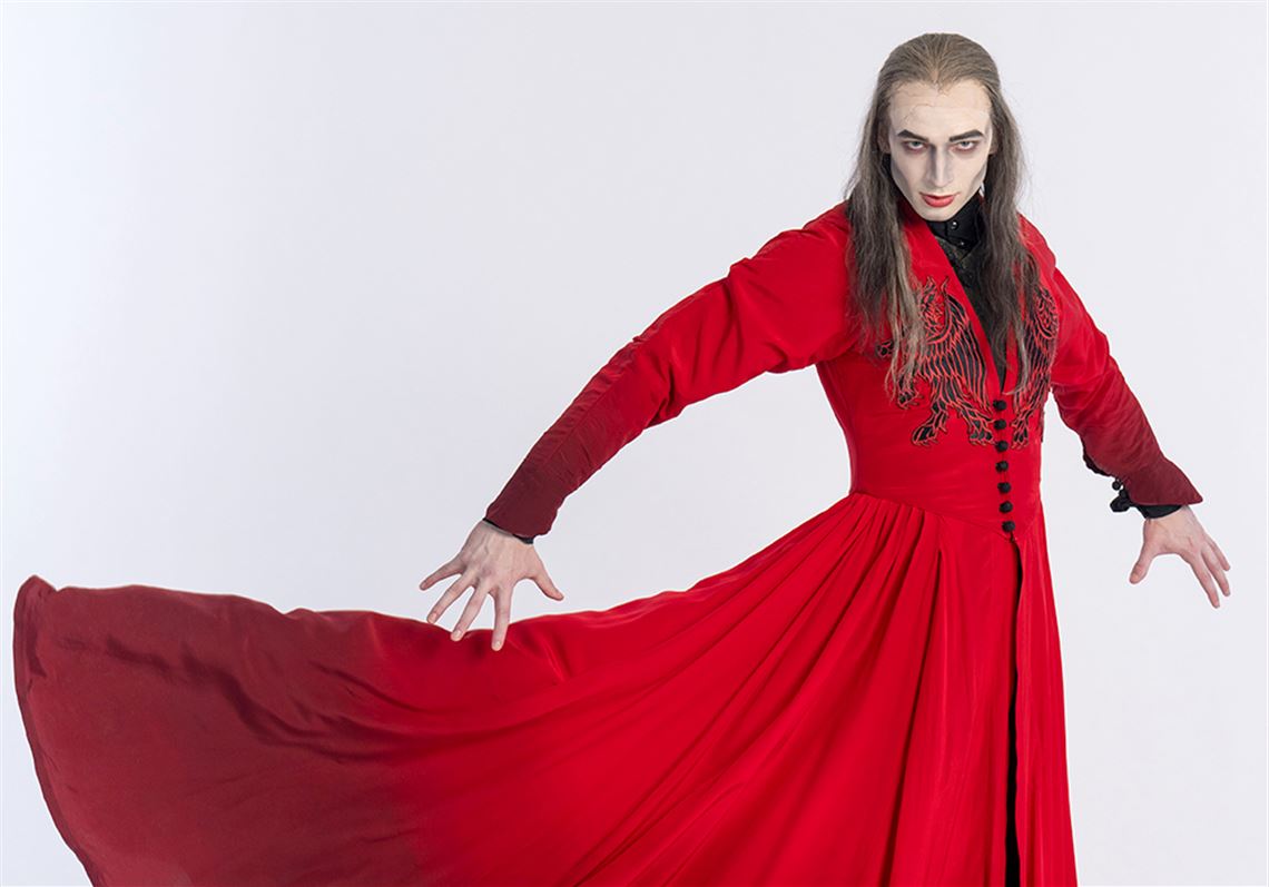 open lace back dress Bram Stoker Dracula Petticoat Aesthetic Delightful Romantic Tailor Vic –  MJcostume main image 1