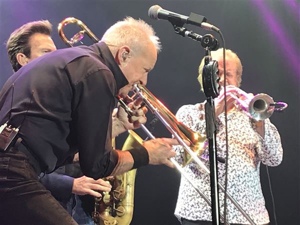 Chicago horn players James Pankow, Ray Herrmann and Lee Loughnane.