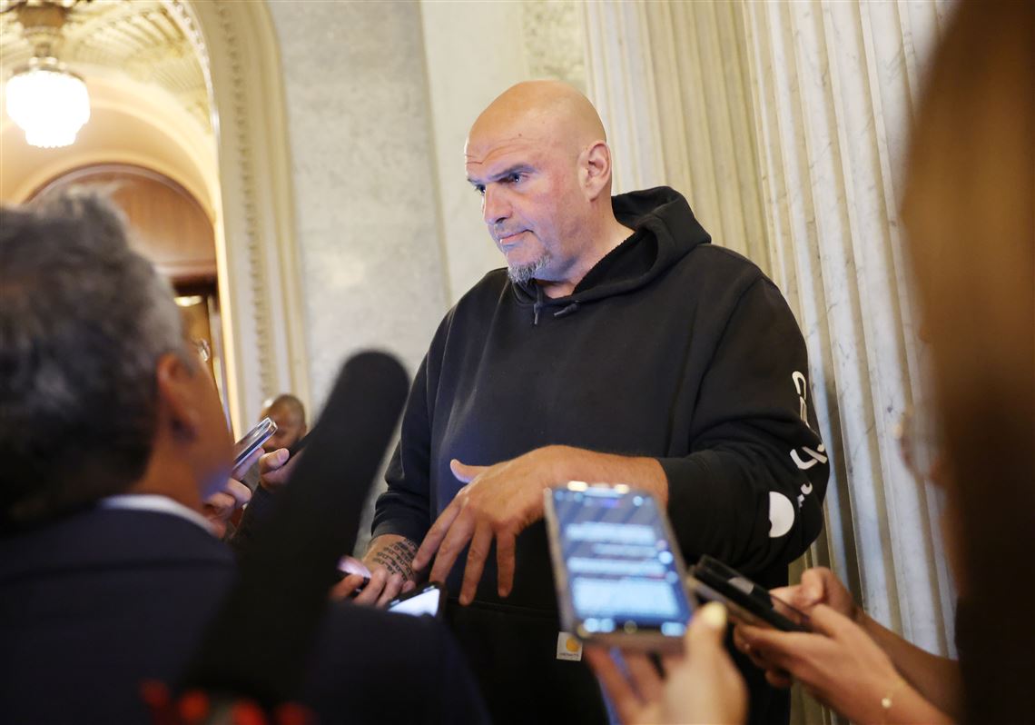 Senator Fetterman weist die „Trauer“ der Demokraten in einem ...