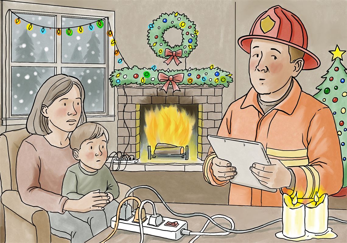 Holidays, cold weather increase home fire risks | Pittsburgh Post ...