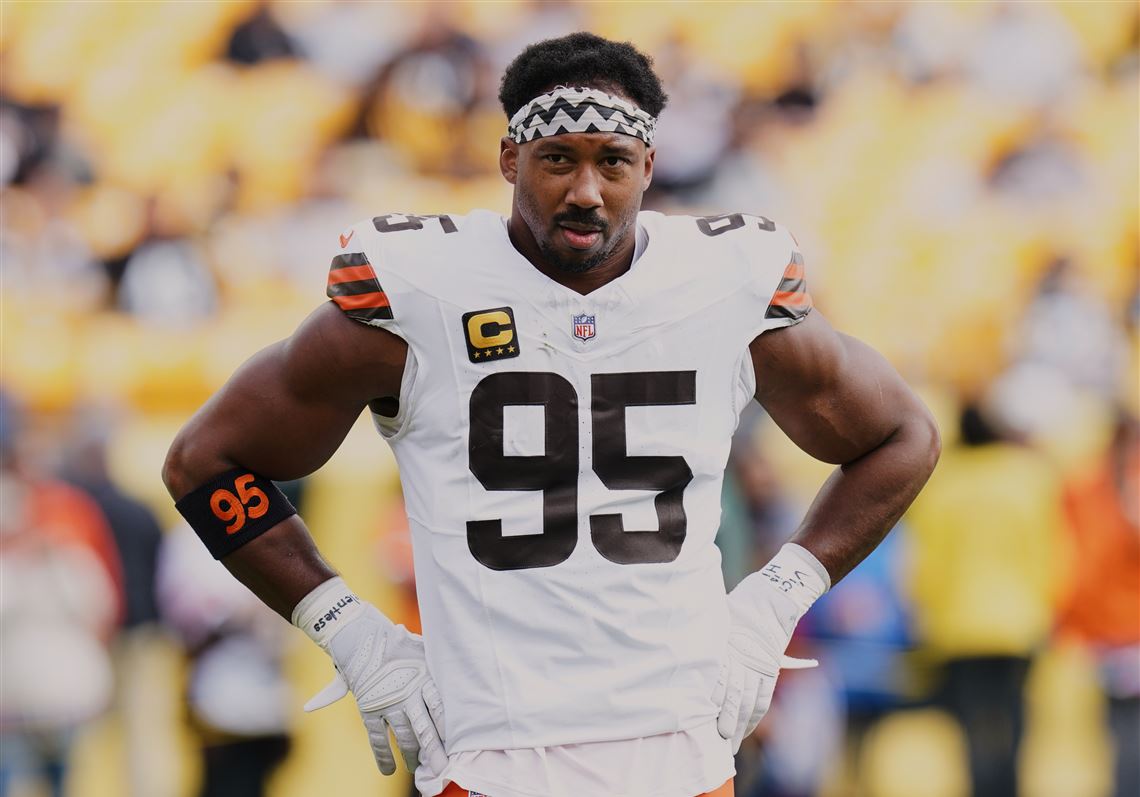Hold Myles Garrett if he's close to a sack? No, but the Steelers do want to  delay his historic chase | Pittsburgh Post-Gazette