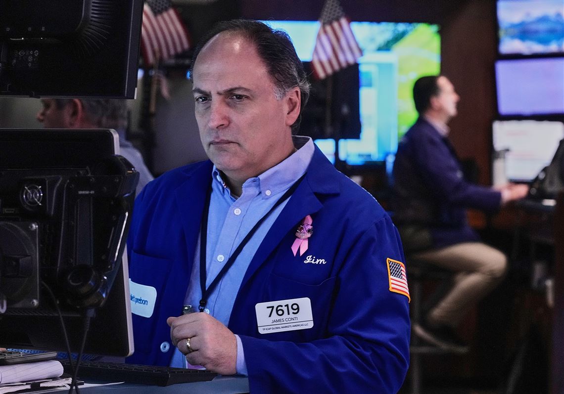 Stocks edge a bit below their latest records on Wall Street | Pittsburgh  Post-Gazette