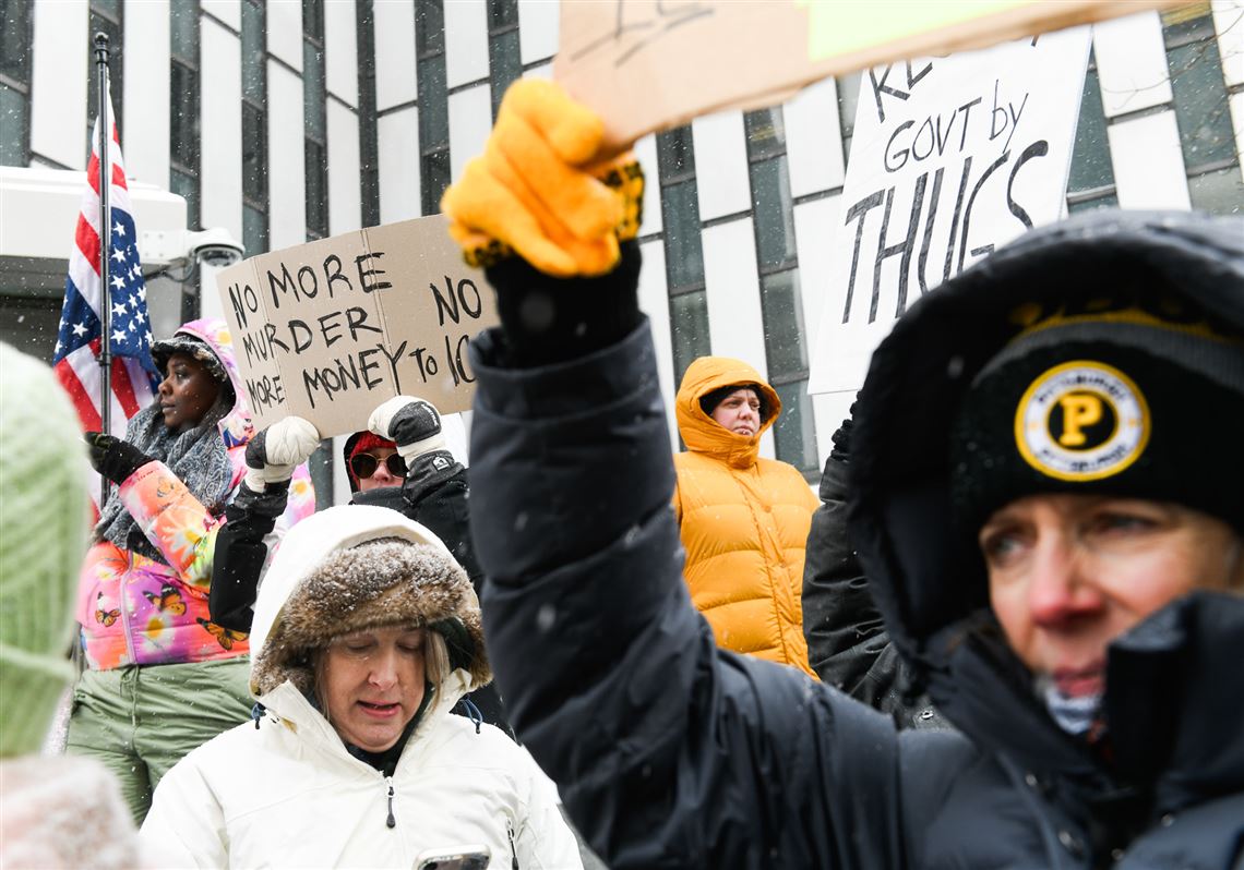 Pittsburgh Protest Allegheny County introduces bill to end cooperation with ICE as ...