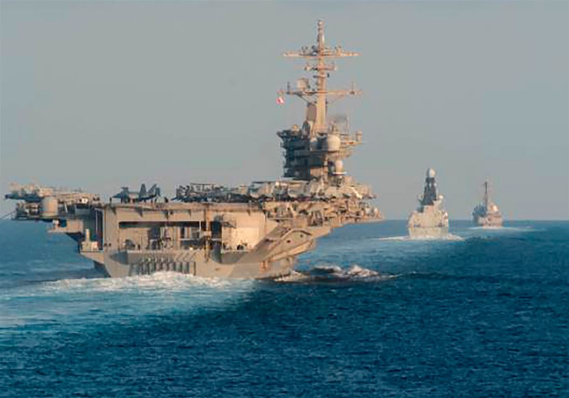 USA schießt iranische Drohne ab, die sich einem Flugzeugträger „aggressiv“ ...