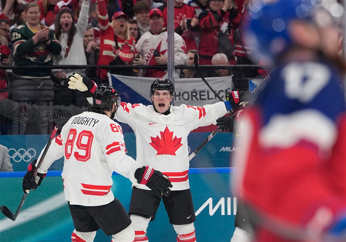 Sidney Crosby, Canada make 2026 Olympic debut with 5-0 win over Czechia