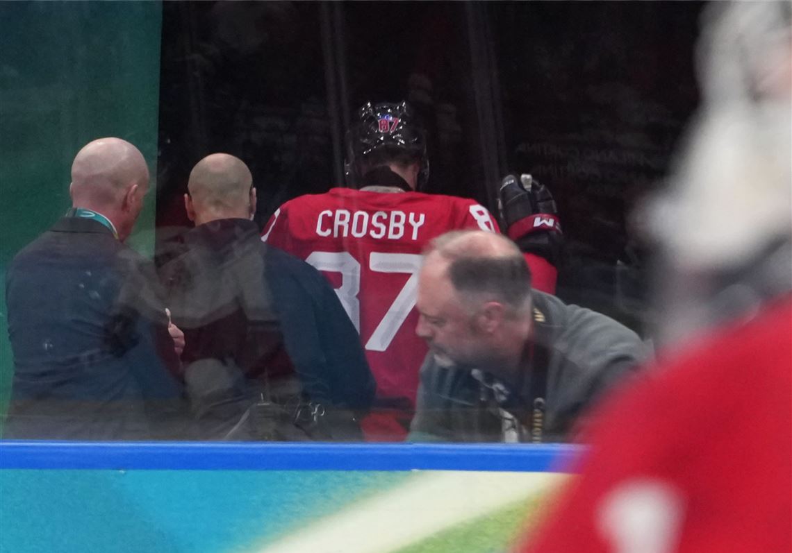 Sidney Crosby suffers injury in Canada's Olympic quarterfinal
