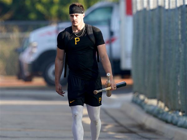 Konnor Griffin's batting practice at Pirate City is making