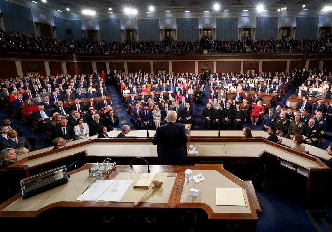 Fact-checking Trump's first State of the Union address of his second term |  Pittsburgh Post-Gazette