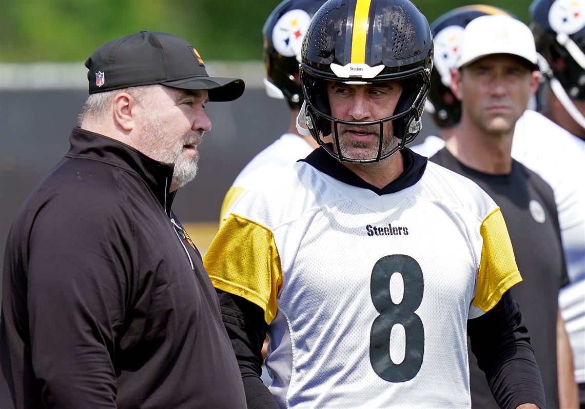 Aaron Rodgers took part in the Steelers' first OTA after officially signing  his contract | Pittsburgh Post-Gazette