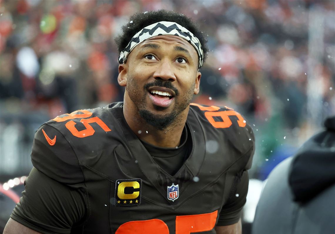 The Browns are trading NFL Defensive Player of the Year Myles Garrett to  the Rams | Pittsburgh Post-Gazette