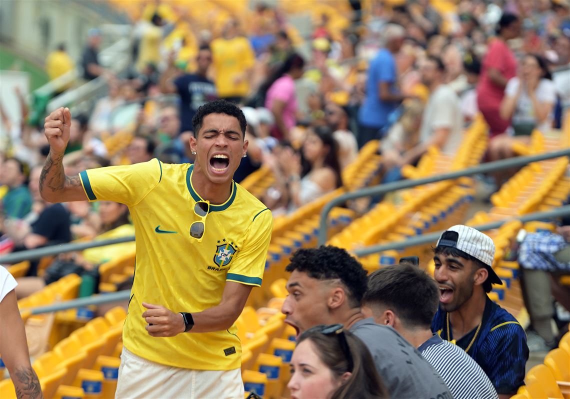 Hundreds brave wild weather to watch World Cup at Acrisure Stadium