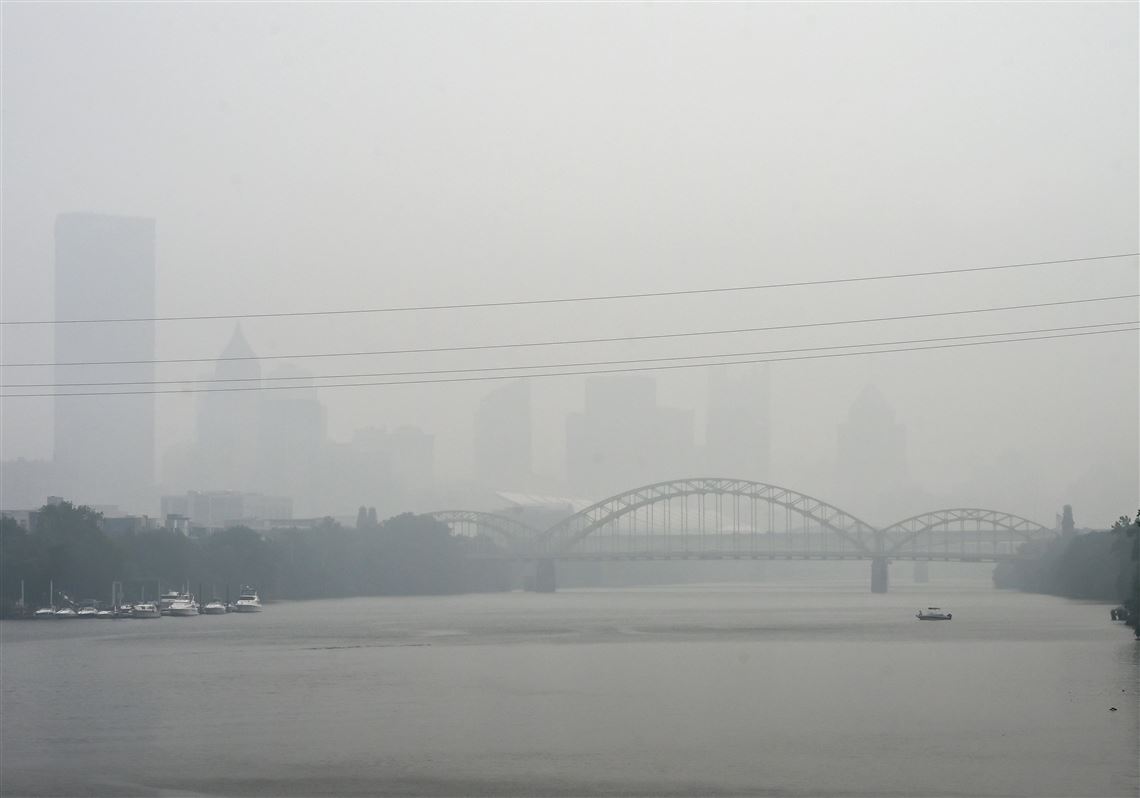 Wildfire smoke in Pittsburgh is causing dangerous air quality and prompting closures around the region
