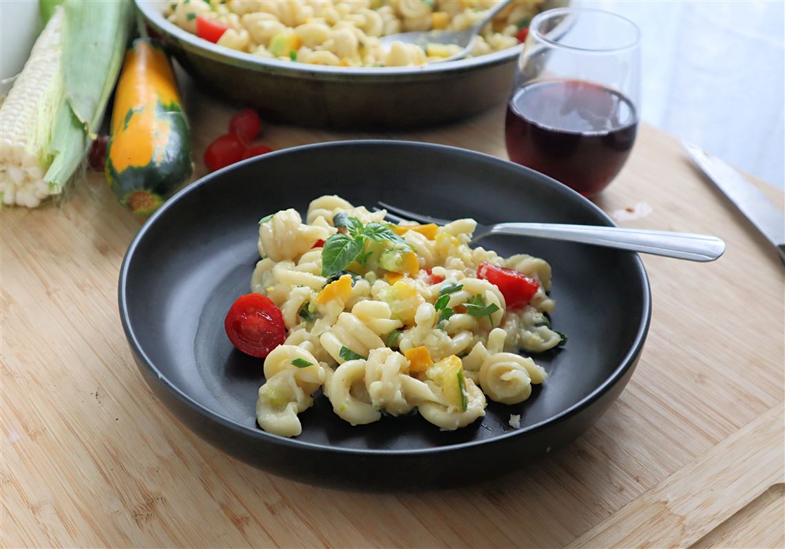 Gretchens Tisch: Pasta mit Mais und Zucchini schmeckt nach Sommer