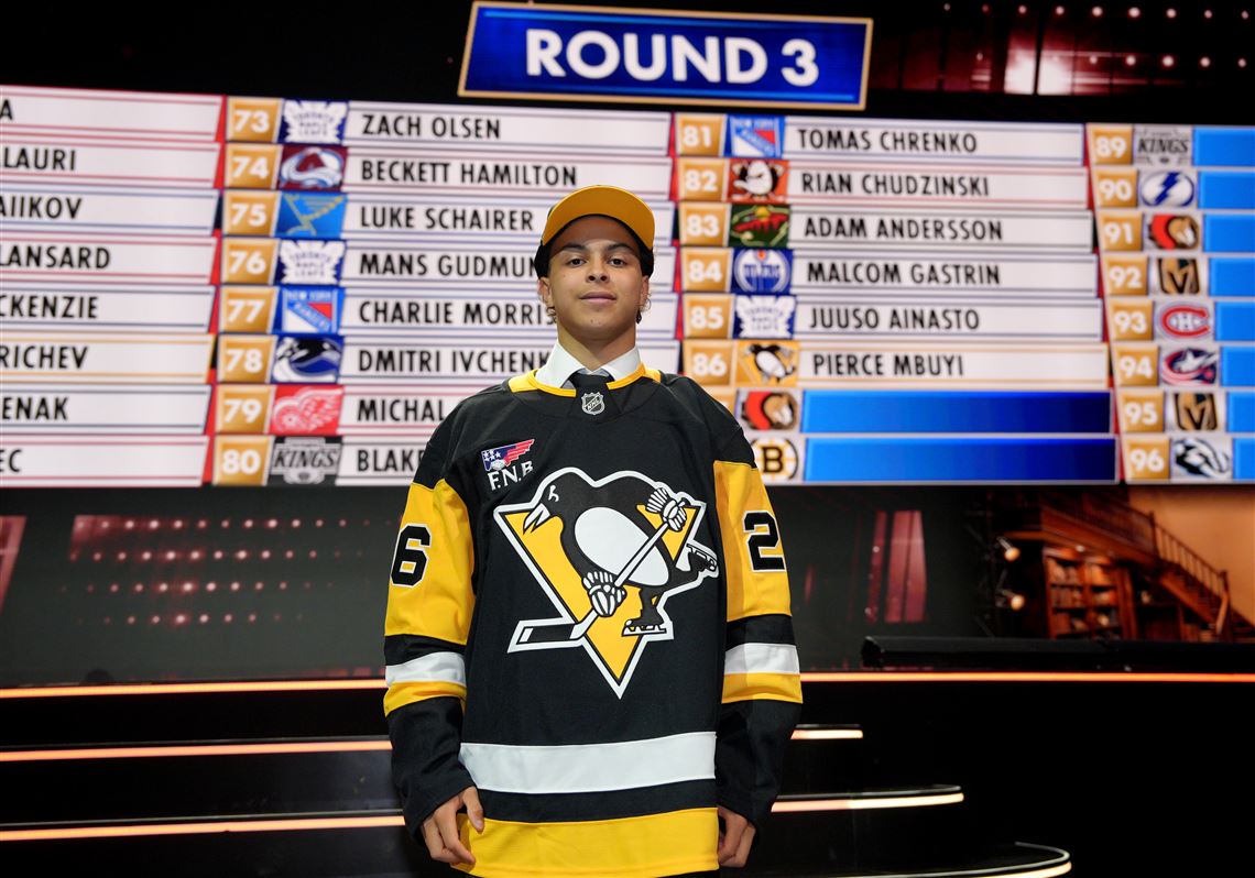 Pierce Mbuyi Honors Late Mother After Penguins Draft Selection