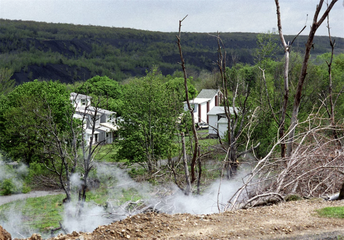 Still burning: Centralia’s strange attraction 64 years after mine fire created a ghost town