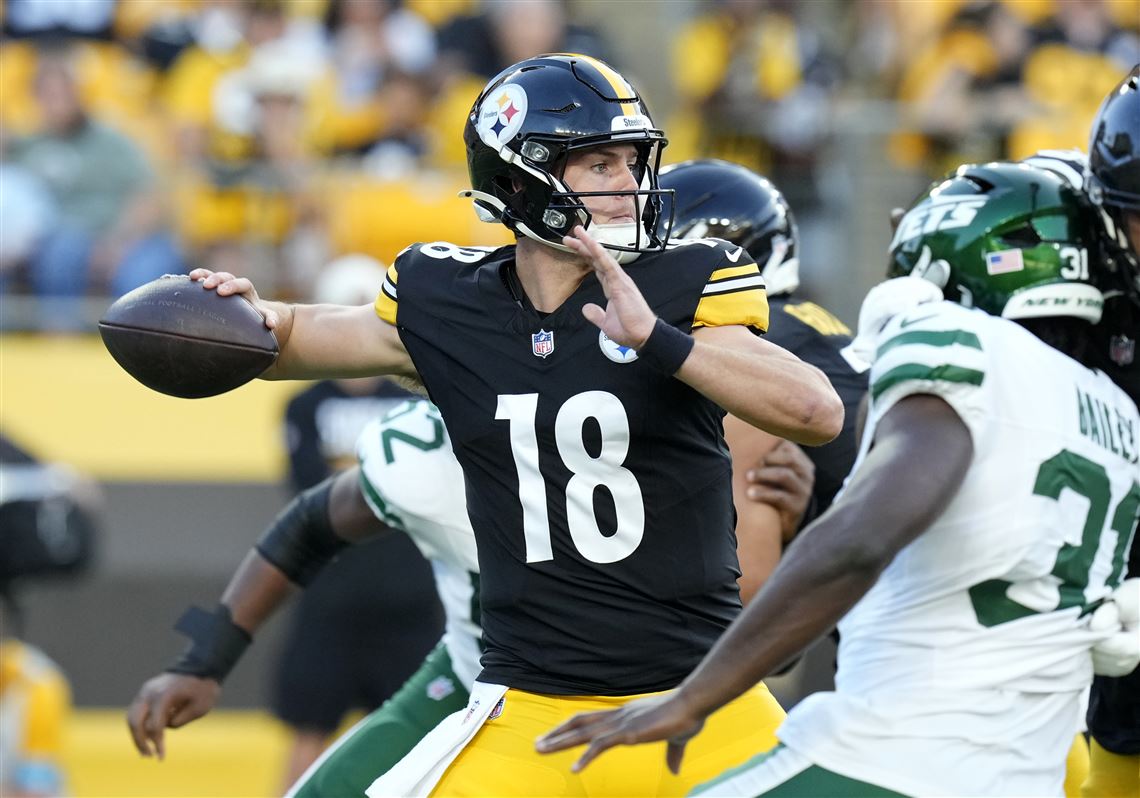 Photo: Post Gazette Pittsburgh Steelers Shut Out 17-0 by New York Jets in Preseason Loss