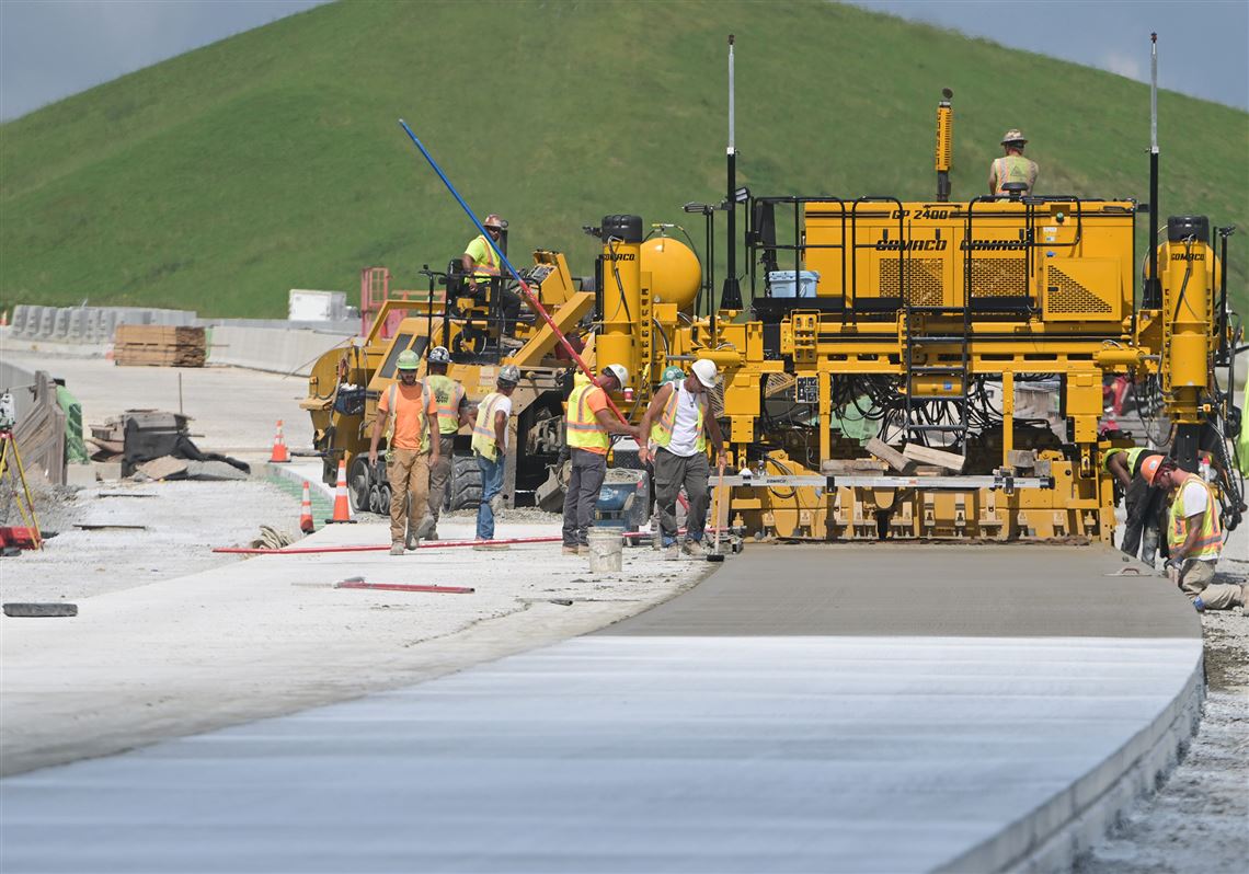 Crews are in a 3-month sprint to get a stretch of the Mon-Fayette Expressway ready for traffic