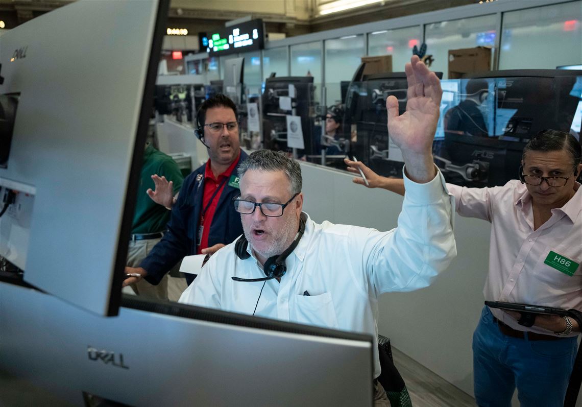 Tech stocks lead a rally on Wall Street as bond yields ease some more