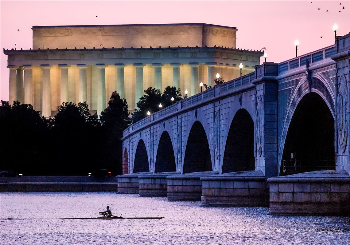 A new museum opens under the Lincoln Memorial in Washington, D.C.