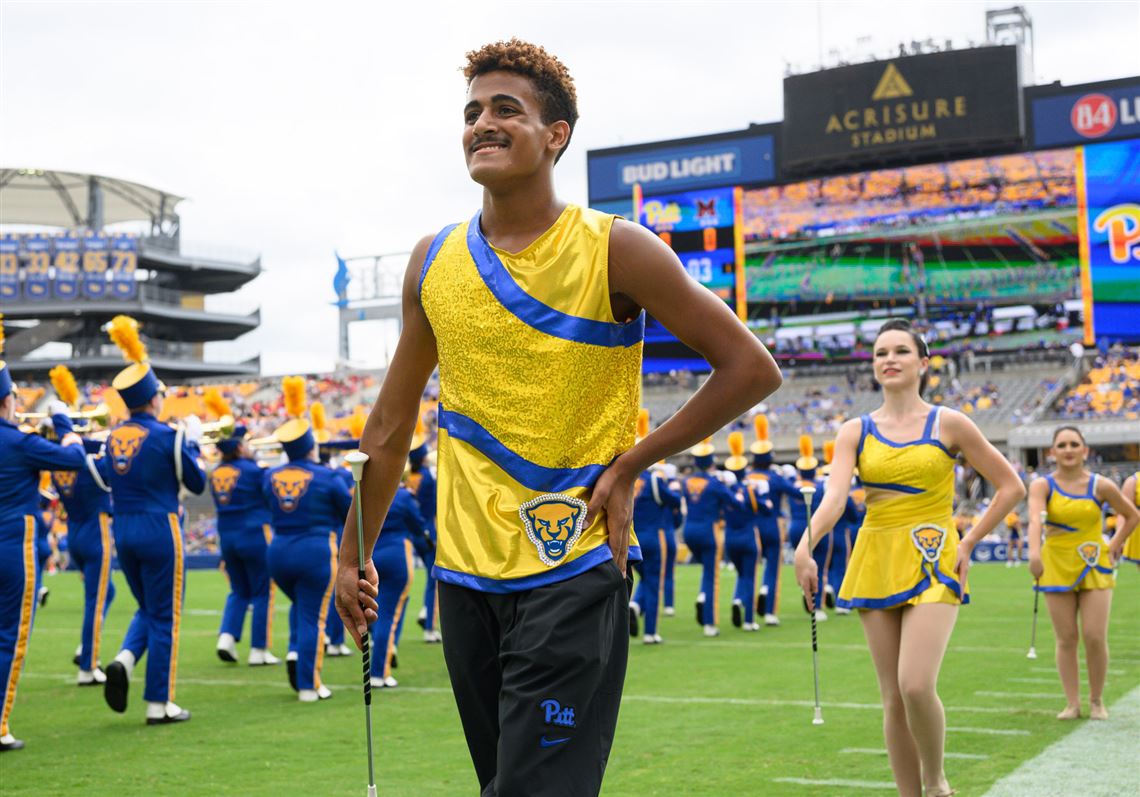 Pitt’s first male baton twirler is making an impact with the Golden Girls